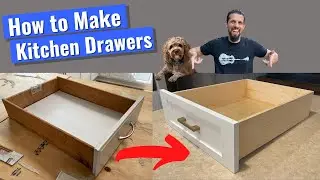 How To Make Kitchen Drawers // DIY Kitchen Remodel part 2