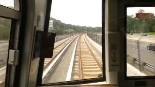 Riding New Metro Silver Line from Metro Center to Wiehle-Reston East