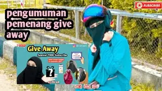PENGUMUMAN GIVE AWAY 🎉