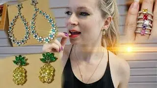 Бижутерия с Aliexpress  Серьги Ананасы  Aliexpress