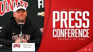 UNLV Football Press Conference - November 20, 2023