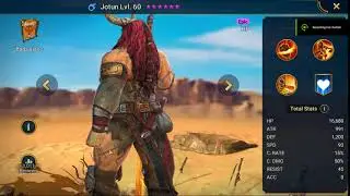 Raid Shadow Legends Hero Showcase Jotun lv 60