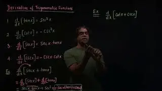 Derivative of Trigonometric Functions