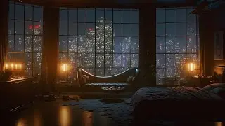 Sleep in Gotham City (10 HOURS Music & Ambience) Soothing Batman Vibes