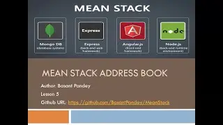 (5/6) Mean Stack: Address Book App CURD Operation