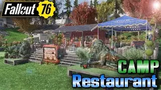 My CAMP Is A Restaurant!! + Camp gets NUKED - #Fallout76