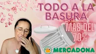 TODO A LA BASURA MERCADONA + DEL 70% 💖 Y TRUCO PARA EL MAL OLOR. #mercadona #productosterminados