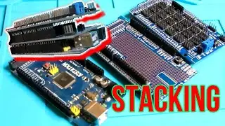 Modifying Arduino shields to stack (Co2 Algae Sensors)