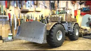 Делаем Стальной Отвал Для Модели Трактора К-700