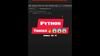 Take input from user in python | getting user input in python|Visual studio code 