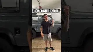 My 5 Least Fav Rides!