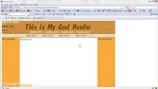CSS Tutorial Pt 3 - Creating a Horizontal Nav