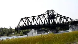 Little Current Swing Bridge (Swinging in 1080P)