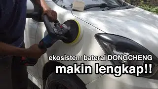 polishing & detailing makin mudah dgn alat tanpa kabel!! - DONGCHENG DCSP02-180 CORDLESS POLISHER