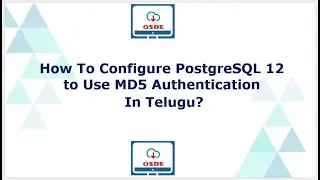 How To Configure PostgreSQL to Use md5 Authentication