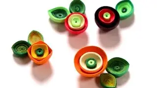How To Make Quilled Poppy Flowers Using Paper Art Quilling | DIY