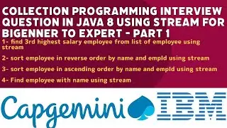 collection programming interview question in java 8 | stream api | part1