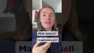 how to pronounce mademoiselle - French pronunciation