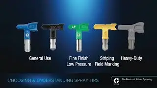 Choosing & Understanding Airless Spray Tips  Graco