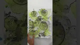 Want to make dreamy collage papers like these? All you’ll need is a little soap and some paint!