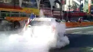 Massive Burnout at Finish Line of the Gumball 3000 2012