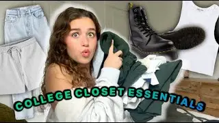 CLOSET ESSENTIALS | All the things you need for College
