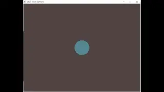 Moving Circle Task C++ (Splashkit)