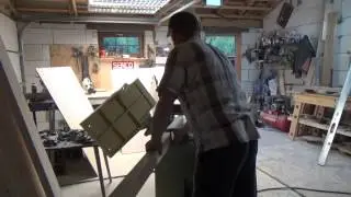 Кровать с изголовьем каретная стяжка . Часть  2.