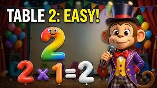 TABLE OF 2 for Kids I Table Learning Songs I Multiplication Table Songs I Table learning I 