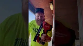 Installing low-voltage with the Milwaukee voltage stapler ￼// #milwaukeetools #lowvoltage