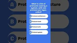 What do you call a system's list of protocols, one per layer?