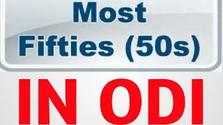 most Fifties in ODI