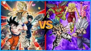 EZA TEQ SUPER GOGETA VS ALL DIFFICULT FIGHTS IN THE GAME!!! - DBZ DOKKAN BATTLE