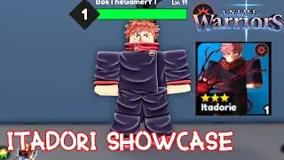New ITADORI Character Showcase In ANIME WARRIORS | Roblox