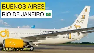 FLYBONDI Vuelo Buenos Aires Rio de Janeiro  🐚 - Boeing 737-800