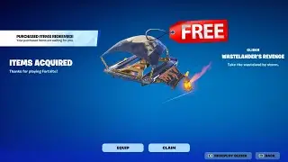 How to Get WASTELANDER Glider for FREE in Fortnite!