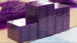 How is Magnetic Building Tile toy made in Dailymag factory?