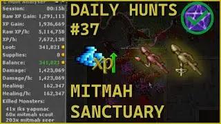 Tibia | Monk 589 | Mitmah Sanctuary | Daily Hunt #37