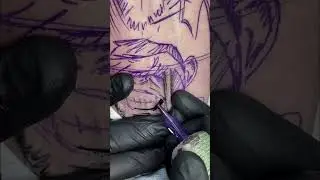 Monkeys sketch style tattoo