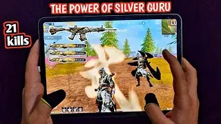 THE POWER OF SILVER GURU M416 + NEW SILVER GURU SET | IPAD PRO 4-FINGERS + FULL GYRO HANDCAM | PUBGM