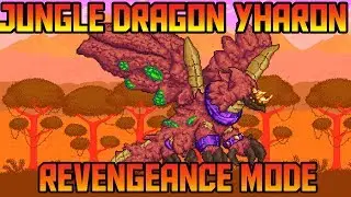 How to Easily Beat Yharon in Revengeance mode! Terraria Calamity Mod Boss Guide!