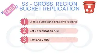 AWS - Storage - Lab 7 - S3 -  Cross  Region Bucket Replication - by Cloud Pedagogy
