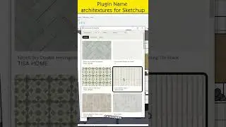 Plugin Name - architextures for Sketchup 