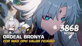Ordeal Bronya x Valor Feixiao vs Kafka | 3868 Score | New Apocalyptic Shadow Boss v2.6