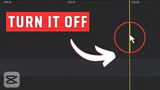 How To TURN OFF The YELLOW LINE In CapCut PC (Preview Axis)