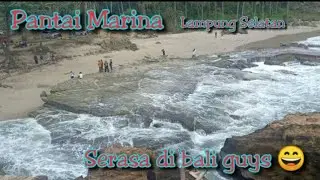 #Vlog Pantai Marina Lampung selatan 2021 (Keren banget)