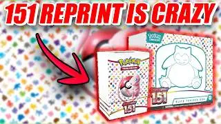 The Pokemon 151 REPRINT situation is CRAZY!