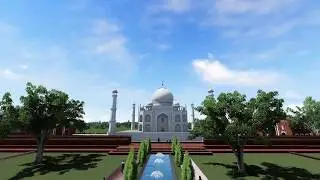 Part of a report taj mahal Lumion جزء من تقرير عن ضريح تاج محل ببرنامج لوميون 6