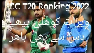 ICC T20 Ranking 2022 | t20 ranking icc 2022