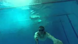 Маленький тест GoPro Hero 3+ в бассейне.